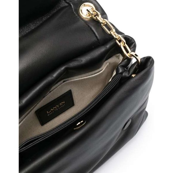 LANVIN: Small Sugar Shoulder Bag – Black - Picture 4 of 15